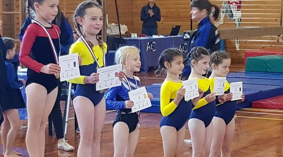 All of our gymfun gymnasts made the top 6